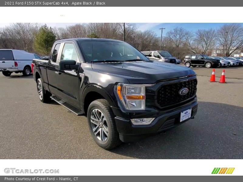 Agate Black / Black 2021 Ford F150 STX SuperCab 4x4