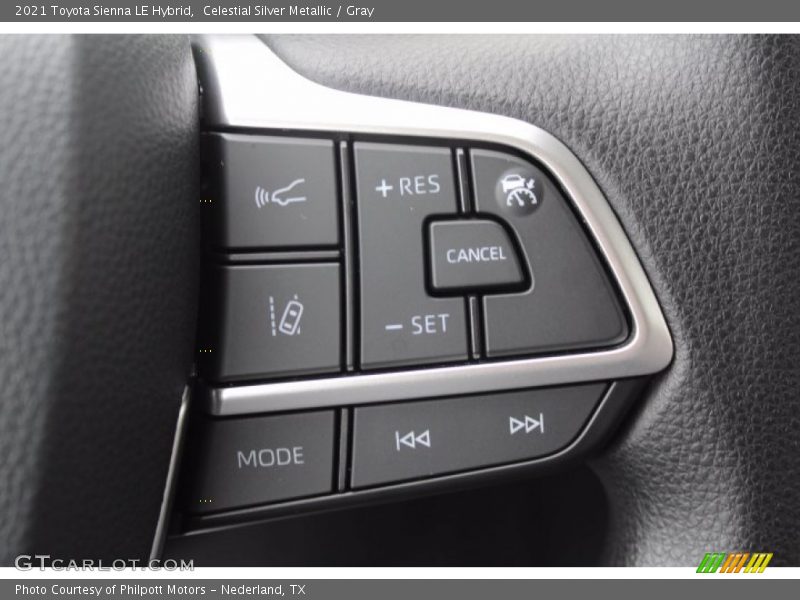 Celestial Silver Metallic / Gray 2021 Toyota Sienna LE Hybrid