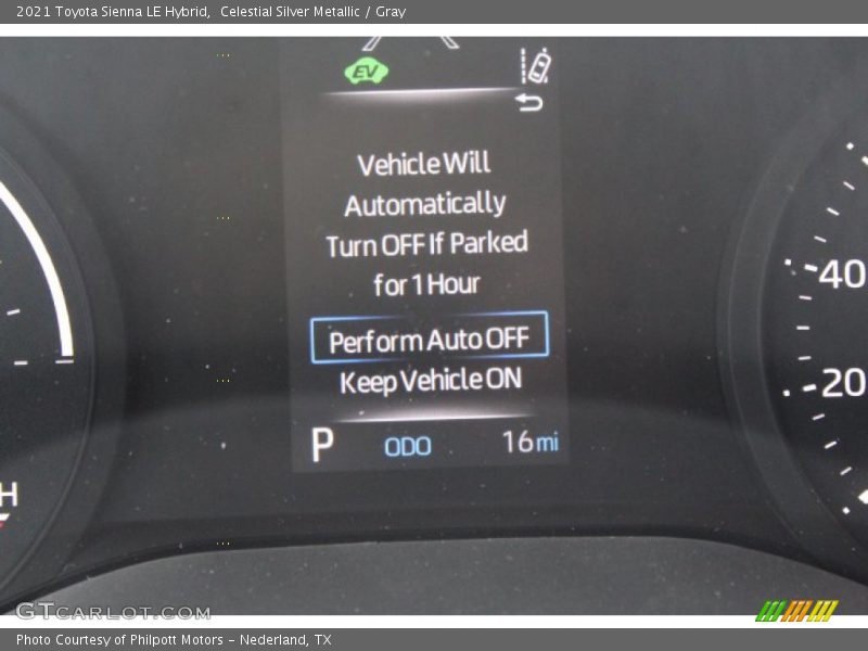 Celestial Silver Metallic / Gray 2021 Toyota Sienna LE Hybrid