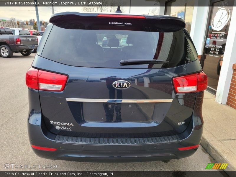 Midnight Sapphire / Dark Graphite 2017 Kia Sedona EX