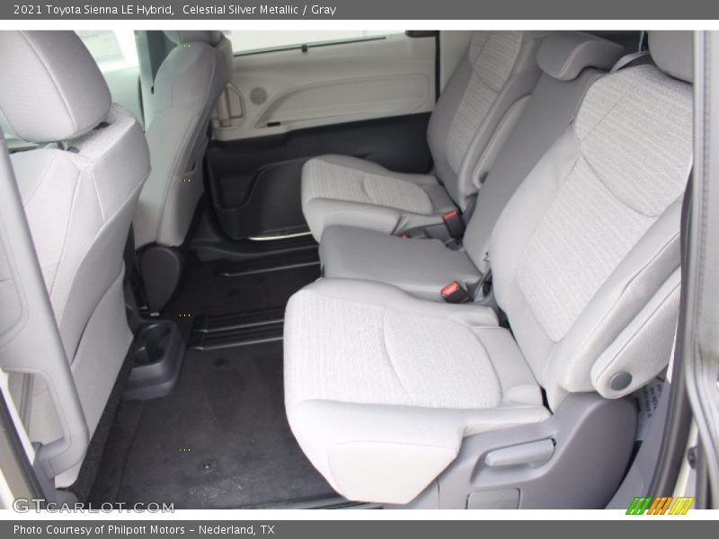 Celestial Silver Metallic / Gray 2021 Toyota Sienna LE Hybrid