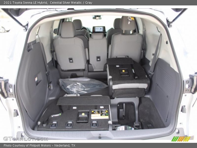Celestial Silver Metallic / Gray 2021 Toyota Sienna LE Hybrid