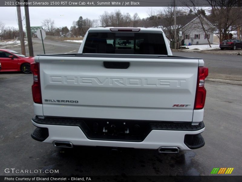 Summit White / Jet Black 2021 Chevrolet Silverado 1500 RST Crew Cab 4x4