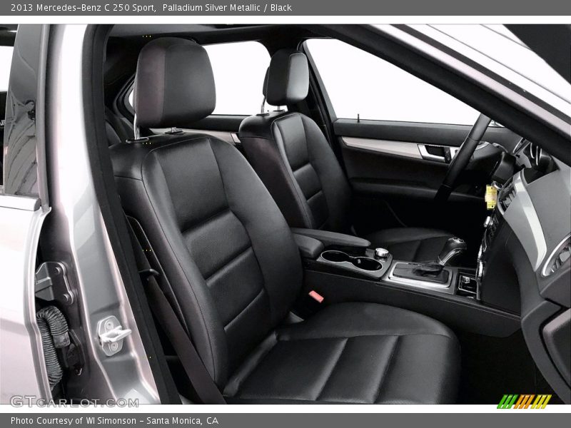 Palladium Silver Metallic / Black 2013 Mercedes-Benz C 250 Sport