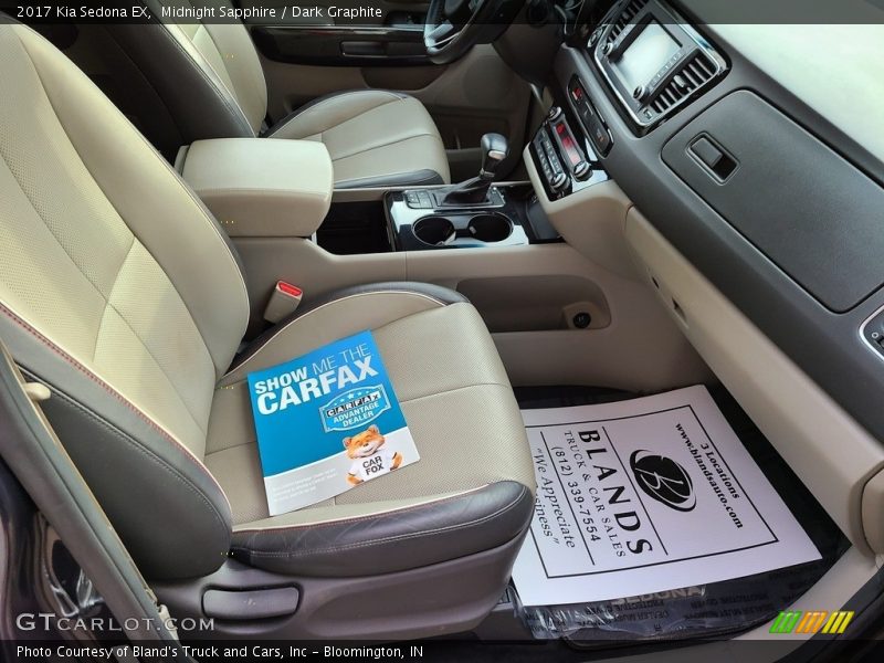 Midnight Sapphire / Dark Graphite 2017 Kia Sedona EX