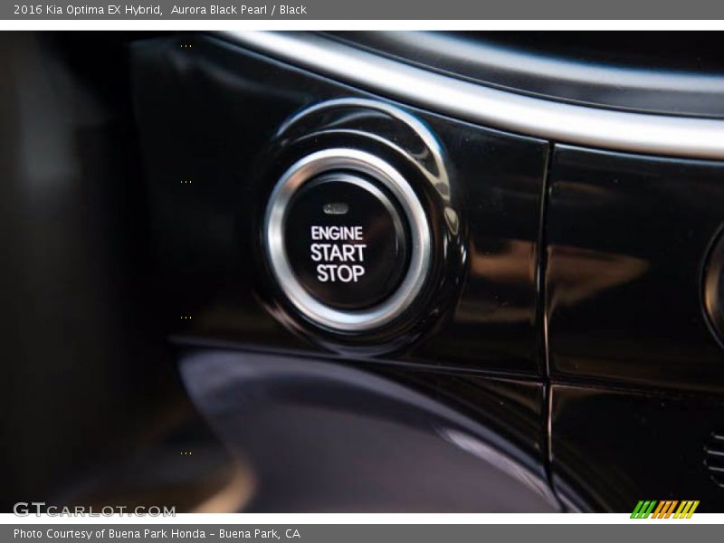 Controls of 2016 Optima EX Hybrid