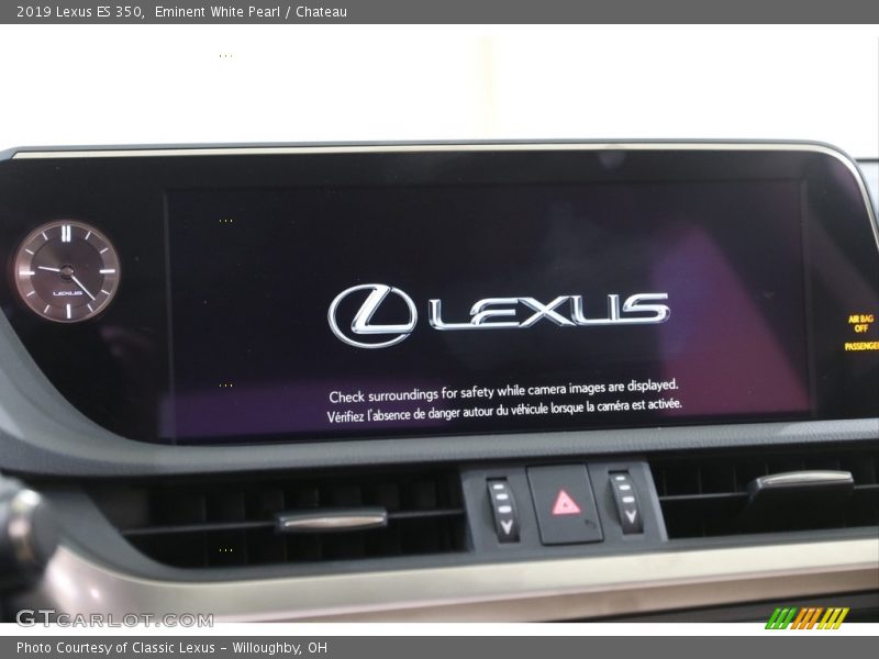 Eminent White Pearl / Chateau 2019 Lexus ES 350