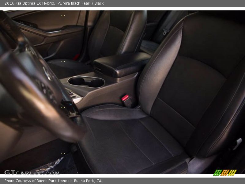 Aurora Black Pearl / Black 2016 Kia Optima EX Hybrid