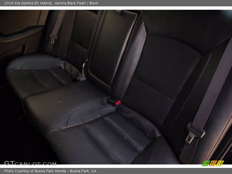 Rear Seat of 2016 Optima EX Hybrid