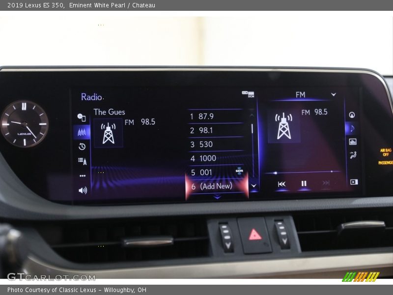 Eminent White Pearl / Chateau 2019 Lexus ES 350