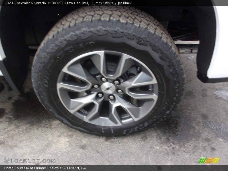 Summit White / Jet Black 2021 Chevrolet Silverado 1500 RST Crew Cab 4x4