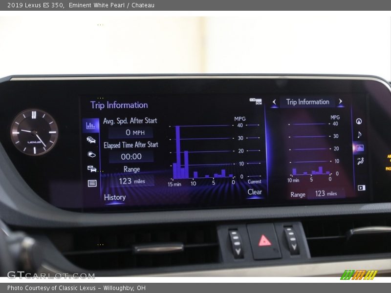Eminent White Pearl / Chateau 2019 Lexus ES 350