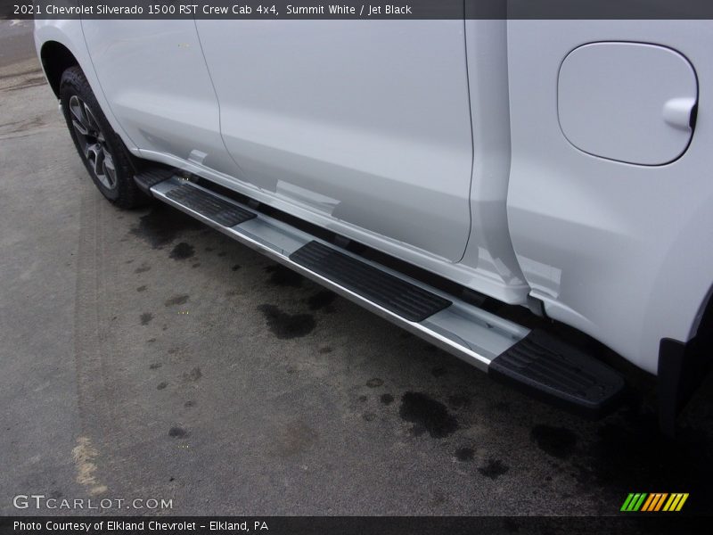 Summit White / Jet Black 2021 Chevrolet Silverado 1500 RST Crew Cab 4x4