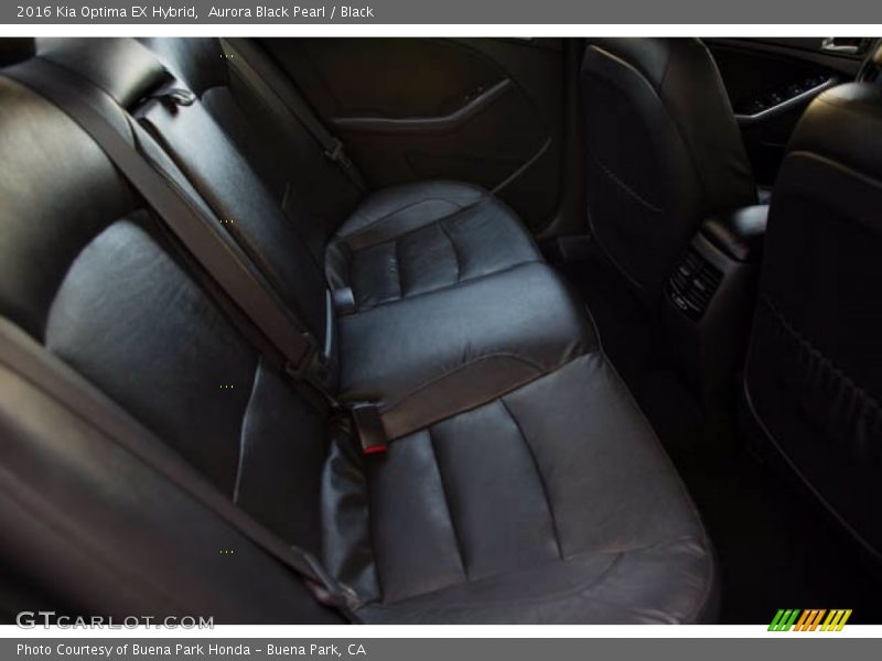 Aurora Black Pearl / Black 2016 Kia Optima EX Hybrid