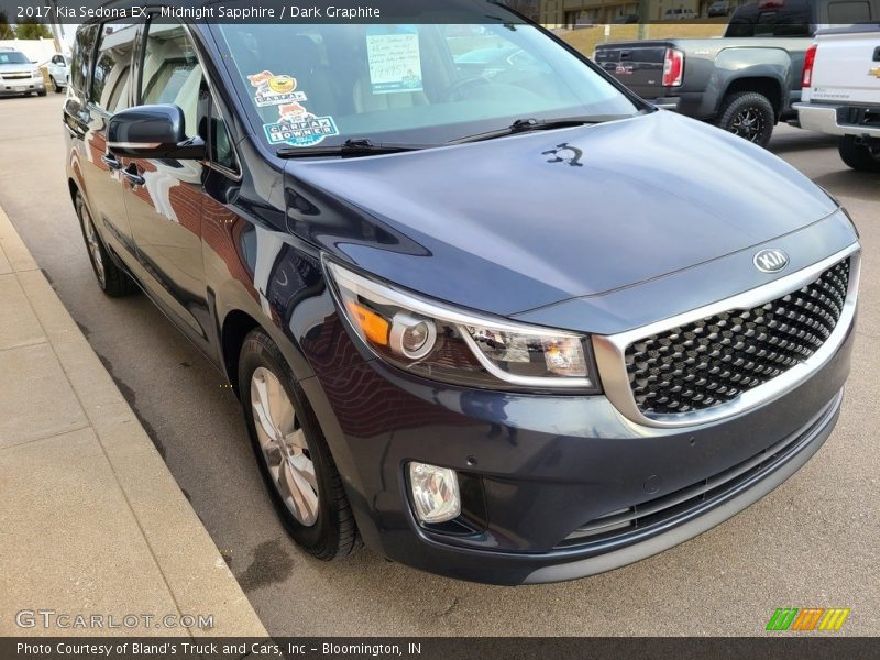 Midnight Sapphire / Dark Graphite 2017 Kia Sedona EX
