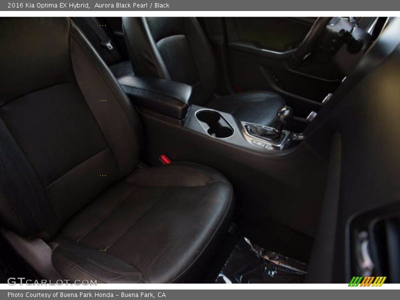 Aurora Black Pearl / Black 2016 Kia Optima EX Hybrid