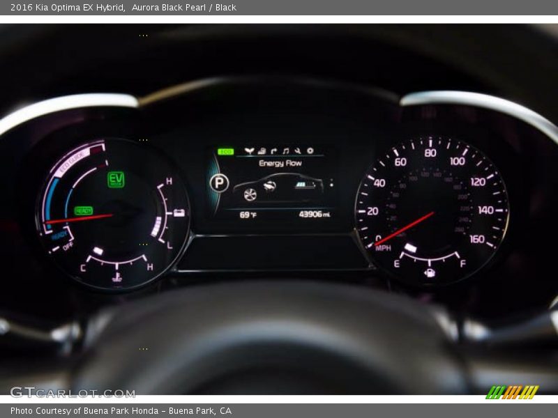  2016 Optima EX Hybrid EX Hybrid Gauges