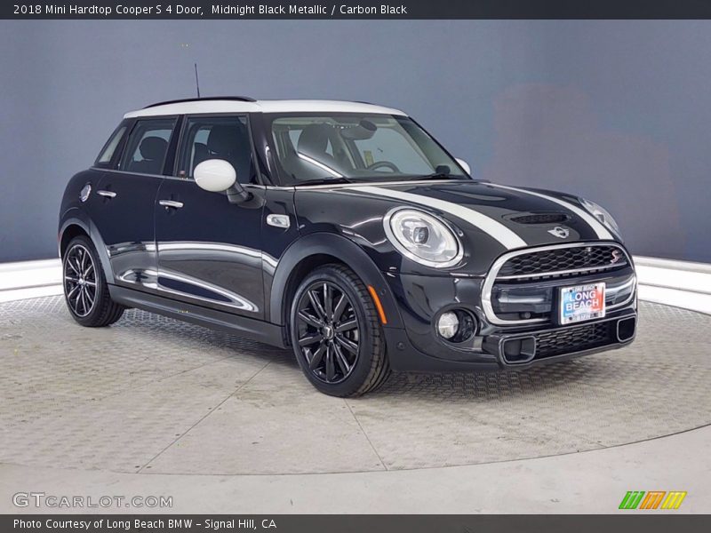 Midnight Black Metallic / Carbon Black 2018 Mini Hardtop Cooper S 4 Door