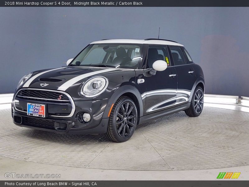 Midnight Black Metallic / Carbon Black 2018 Mini Hardtop Cooper S 4 Door