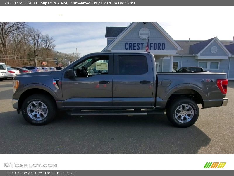 Carbonized Gray / Medium Dark Slate 2021 Ford F150 XLT SuperCrew 4x4