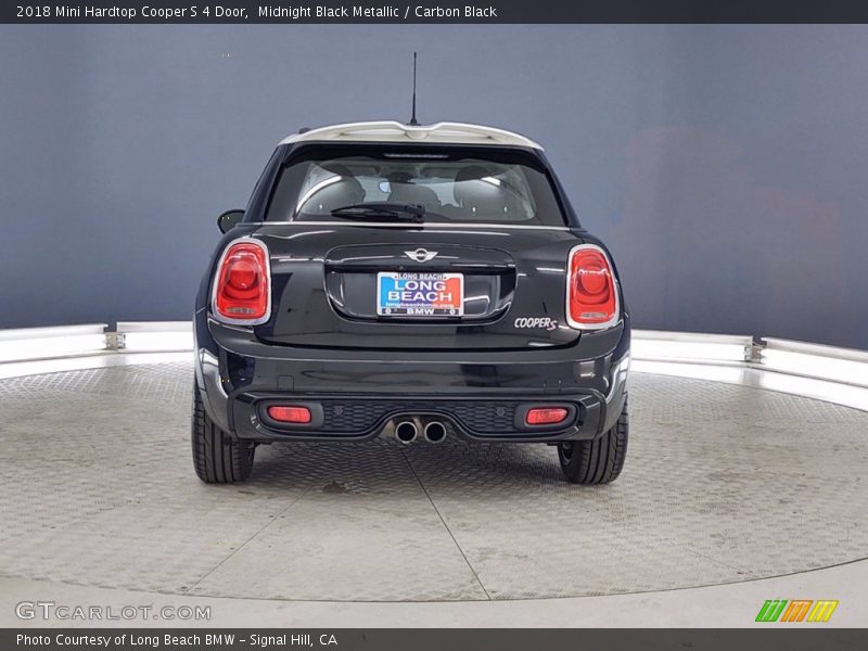 Midnight Black Metallic / Carbon Black 2018 Mini Hardtop Cooper S 4 Door