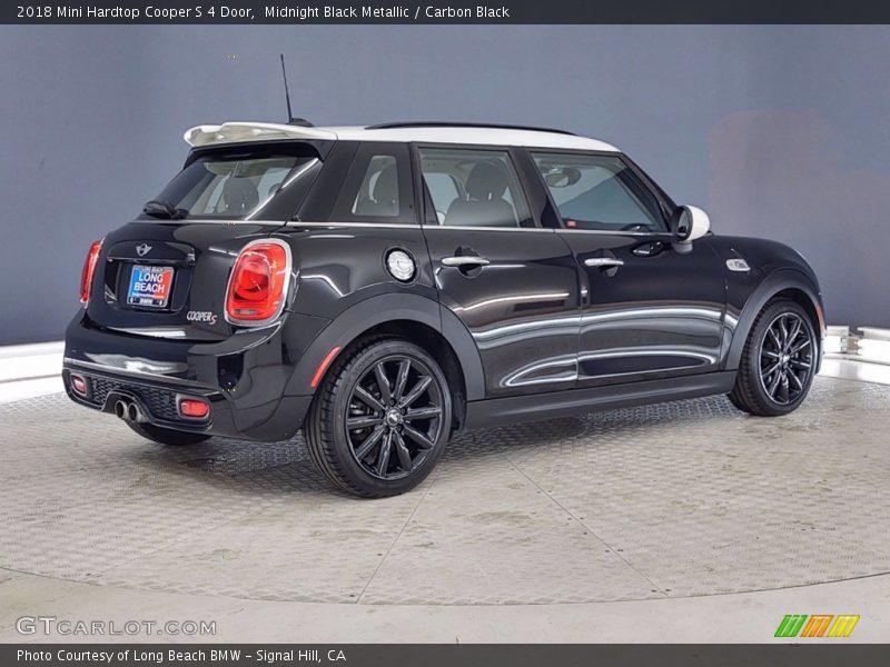 Midnight Black Metallic / Carbon Black 2018 Mini Hardtop Cooper S 4 Door