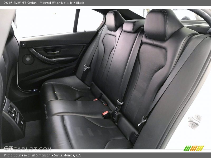 Mineral White Metallic / Black 2016 BMW M3 Sedan