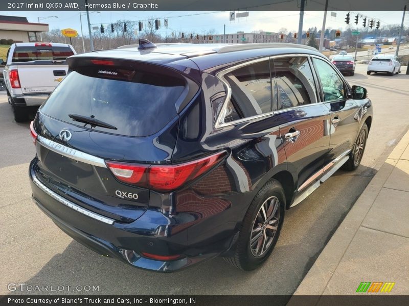 Hermosa Blue / Graphite 2017 Infiniti QX60 AWD