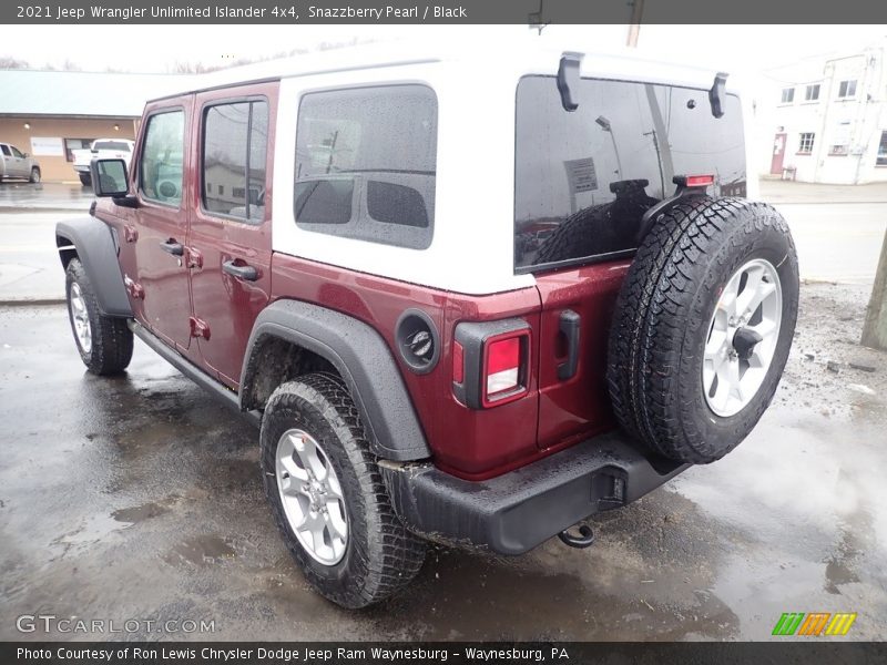 Snazzberry Pearl / Black 2021 Jeep Wrangler Unlimited Islander 4x4