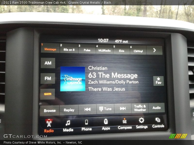 Granite Crystal Metallic / Black 2021 Ram 2500 Tradesman Crew Cab 4x4