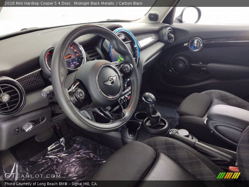 Midnight Black Metallic / Carbon Black 2018 Mini Hardtop Cooper S 4 Door