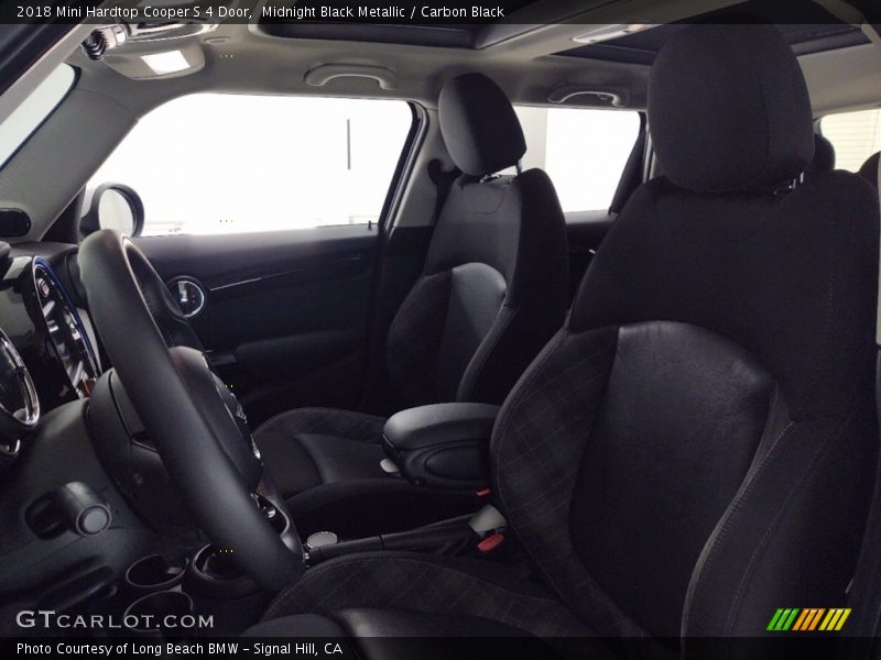 Midnight Black Metallic / Carbon Black 2018 Mini Hardtop Cooper S 4 Door