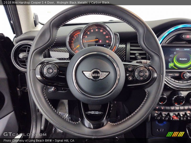 Midnight Black Metallic / Carbon Black 2018 Mini Hardtop Cooper S 4 Door