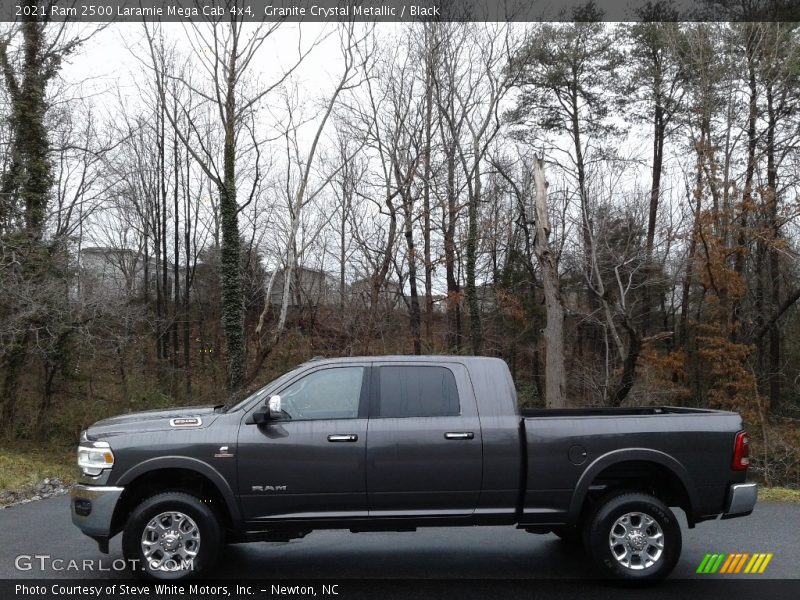  2021 2500 Laramie Mega Cab 4x4 Granite Crystal Metallic