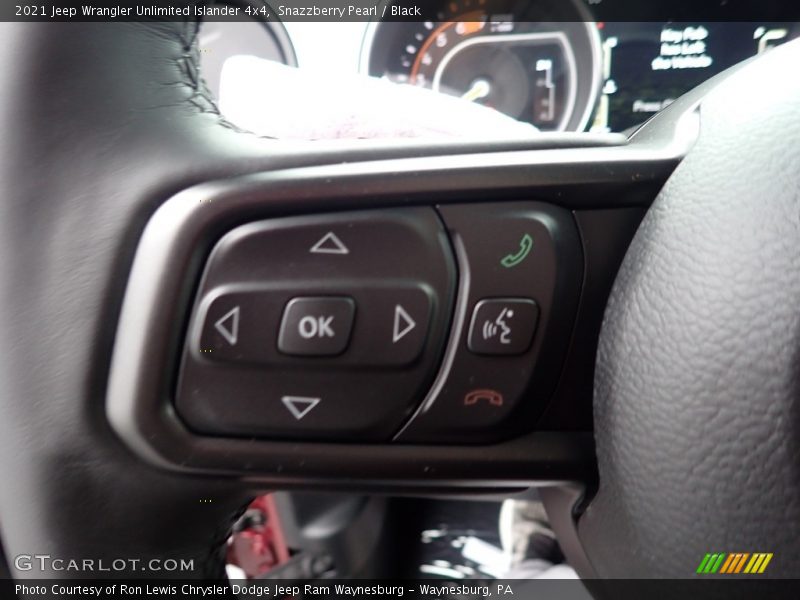 Snazzberry Pearl / Black 2021 Jeep Wrangler Unlimited Islander 4x4