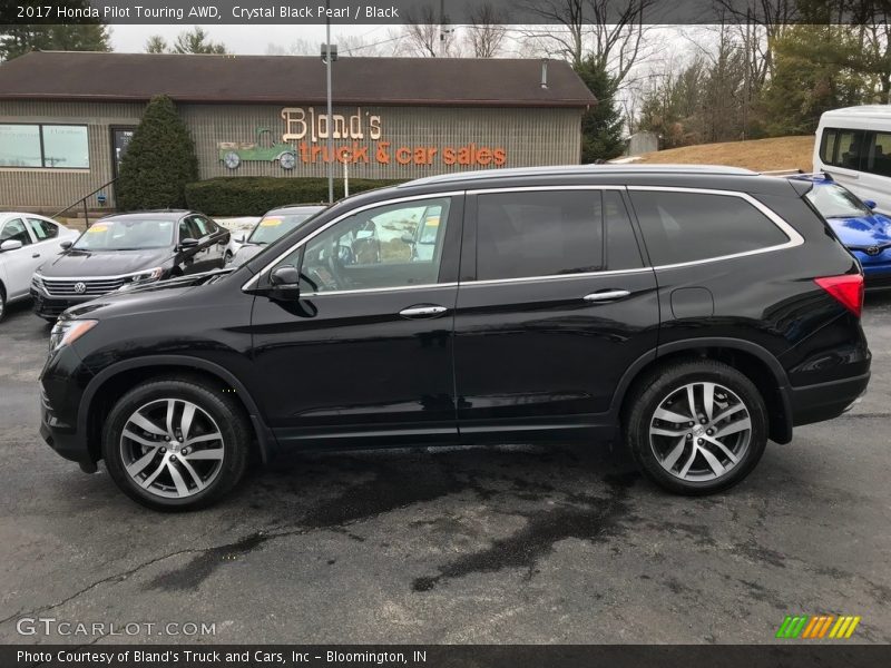 Crystal Black Pearl / Black 2017 Honda Pilot Touring AWD