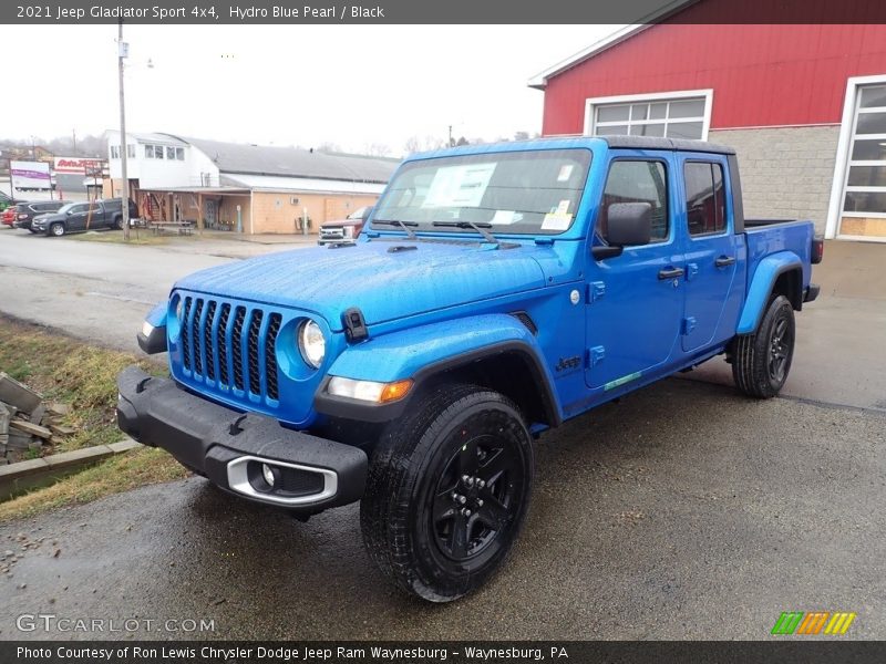 Hydro Blue Pearl / Black 2021 Jeep Gladiator Sport 4x4
