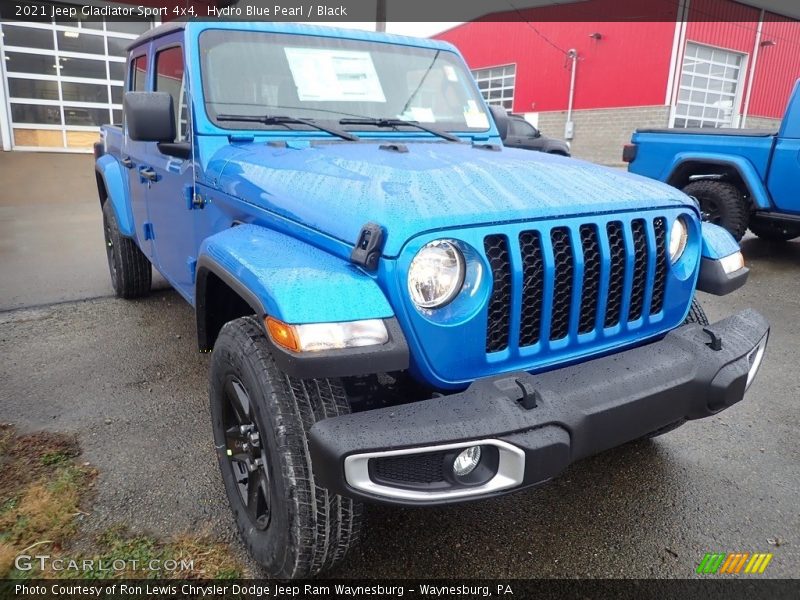 Hydro Blue Pearl / Black 2021 Jeep Gladiator Sport 4x4