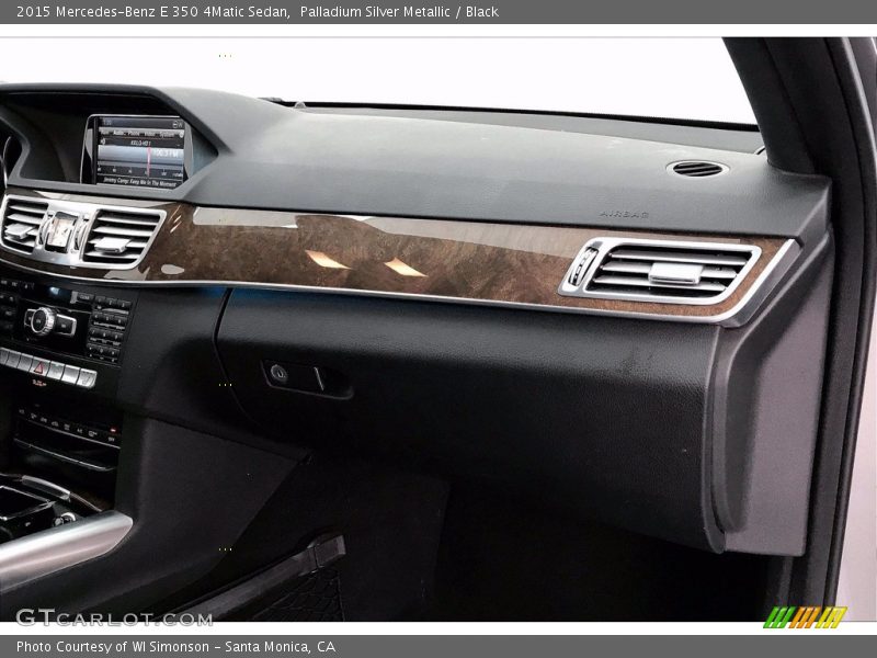 Palladium Silver Metallic / Black 2015 Mercedes-Benz E 350 4Matic Sedan