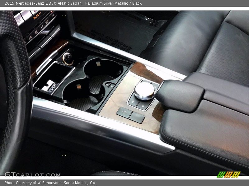 Palladium Silver Metallic / Black 2015 Mercedes-Benz E 350 4Matic Sedan