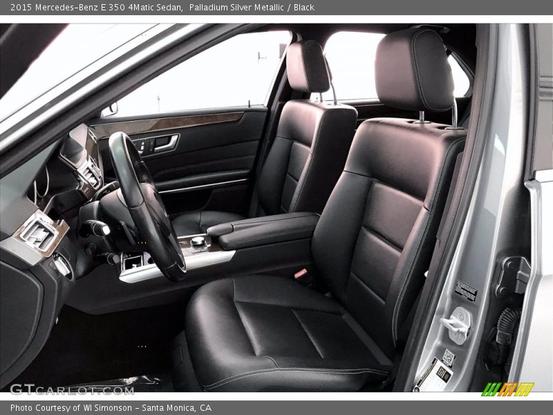 Palladium Silver Metallic / Black 2015 Mercedes-Benz E 350 4Matic Sedan