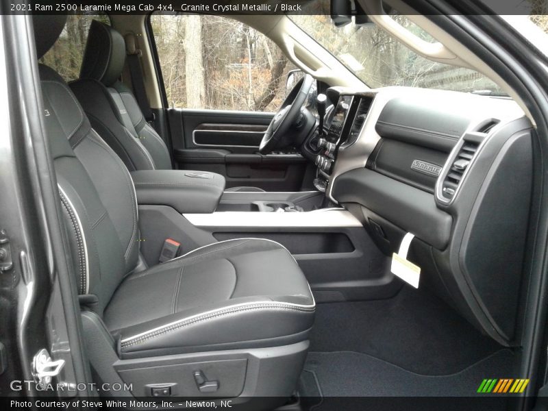 Front Seat of 2021 2500 Laramie Mega Cab 4x4