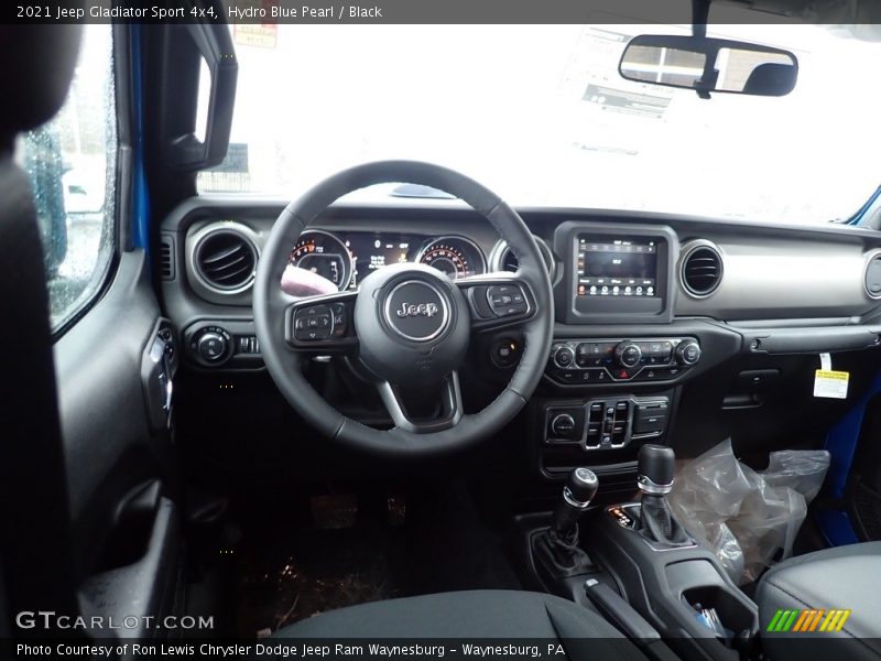 Hydro Blue Pearl / Black 2021 Jeep Gladiator Sport 4x4