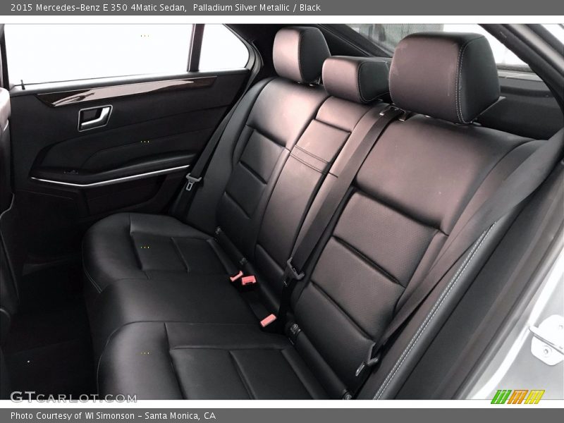 Palladium Silver Metallic / Black 2015 Mercedes-Benz E 350 4Matic Sedan