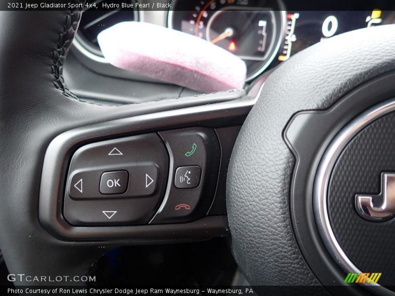 Hydro Blue Pearl / Black 2021 Jeep Gladiator Sport 4x4