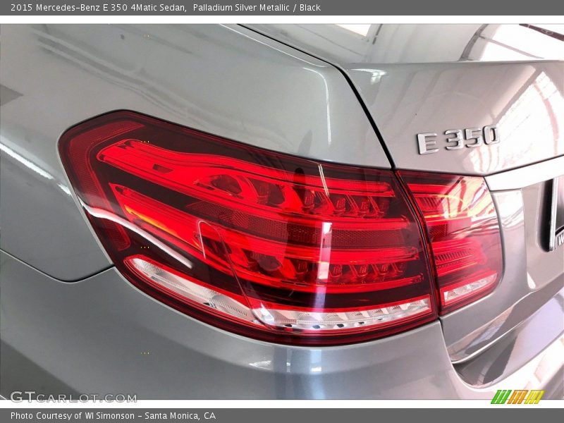 Palladium Silver Metallic / Black 2015 Mercedes-Benz E 350 4Matic Sedan