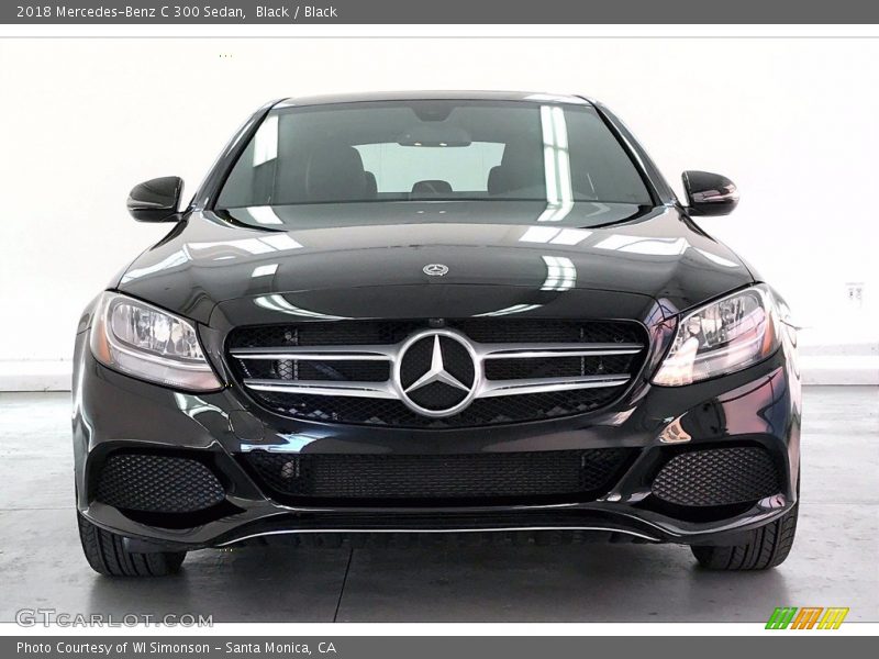 Black / Black 2018 Mercedes-Benz C 300 Sedan