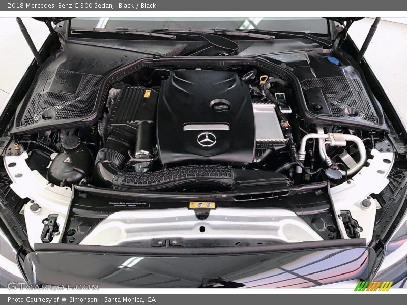 Black / Black 2018 Mercedes-Benz C 300 Sedan