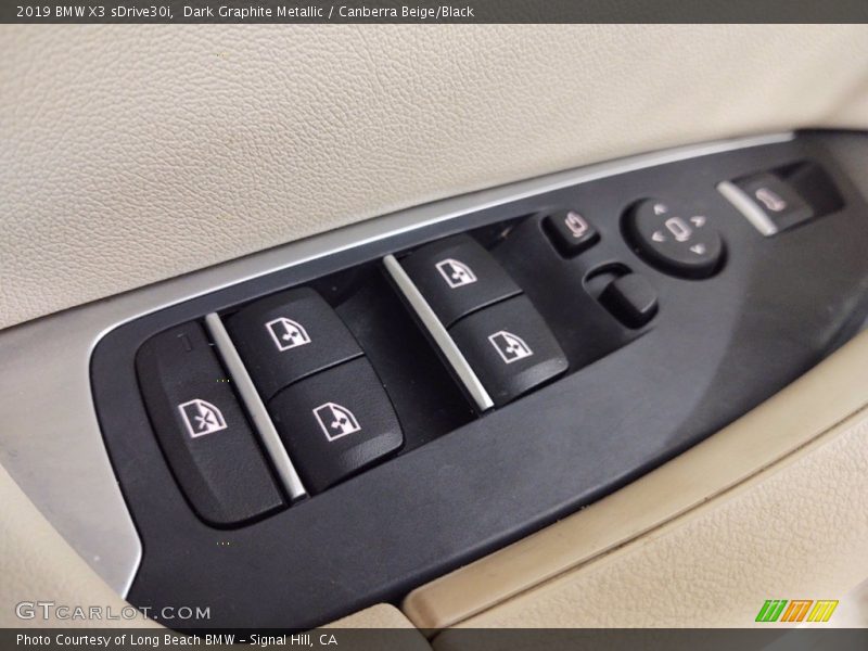 Dark Graphite Metallic / Canberra Beige/Black 2019 BMW X3 sDrive30i