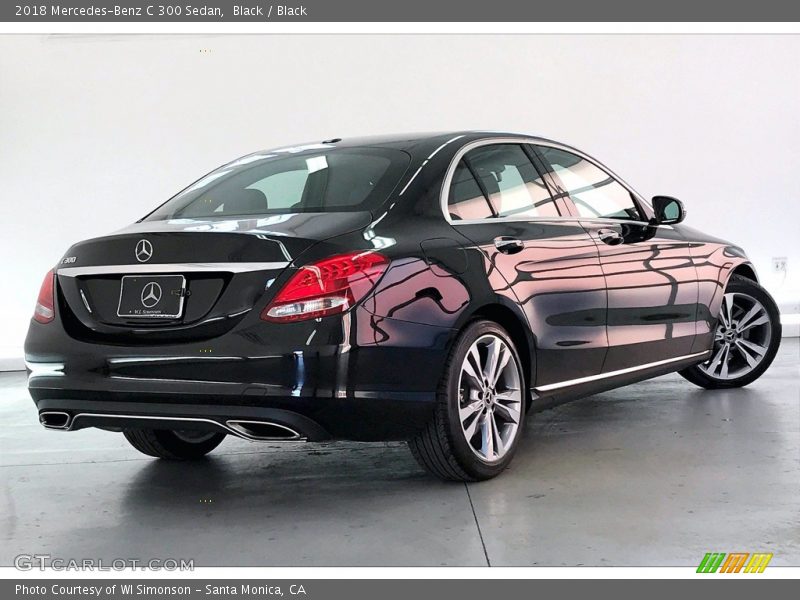 Black / Black 2018 Mercedes-Benz C 300 Sedan